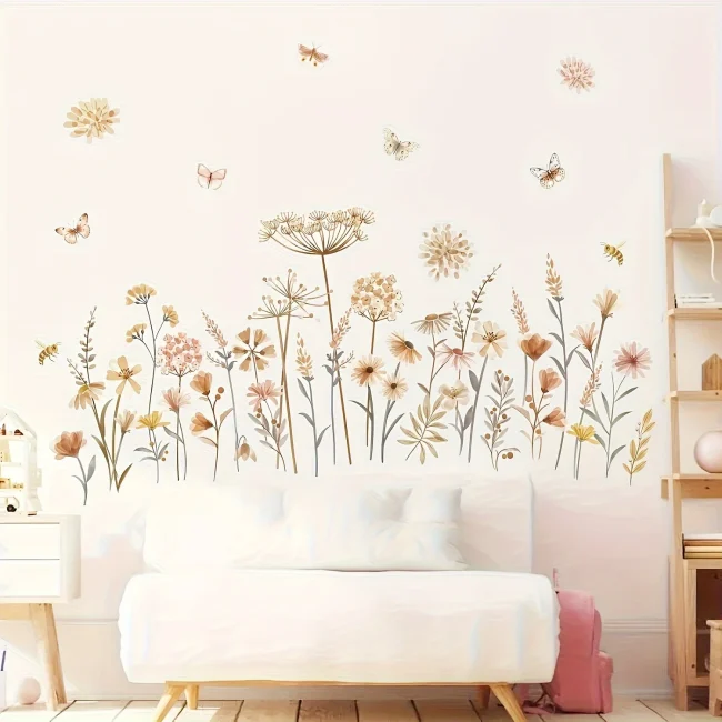 StayPlay Runaway Muursticker – Bloemenmotief – Serie 1