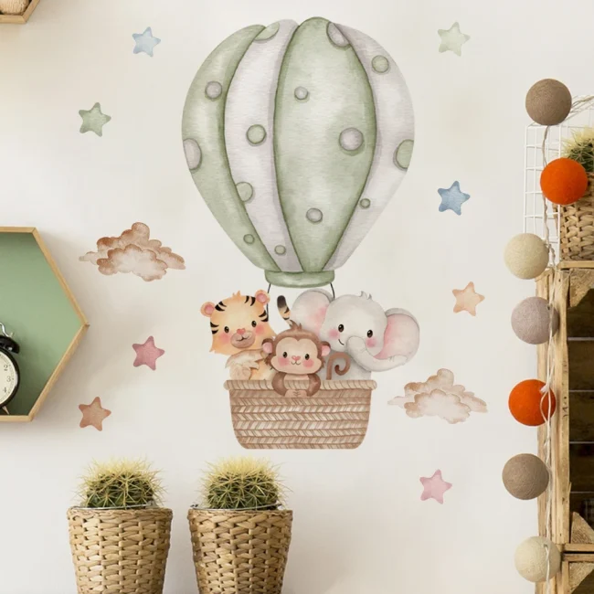 StayPlay Runaway Muursticker – Bloemenmotief – Serie 2