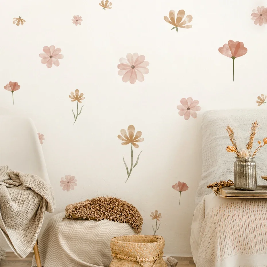 StayPlay Runaway Muursticker – Bloemenmotief, Pvc – Serie 1