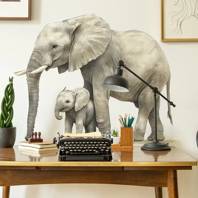 StayPlay Runaway Muursticker – Dierenmotief met zelfklevend – Serie 2
