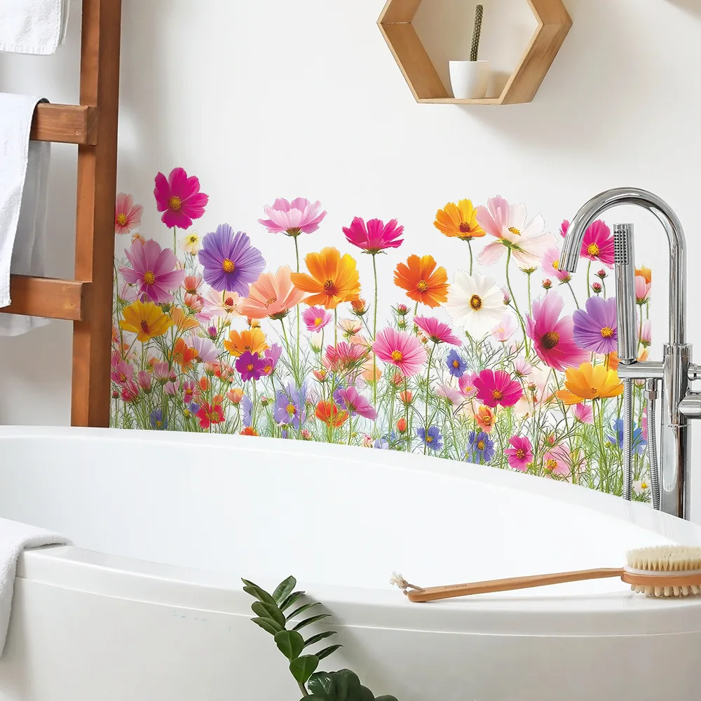 StayPlay Runaway Muursticker – Bloemenmotief met zelfklevend – Serie 1