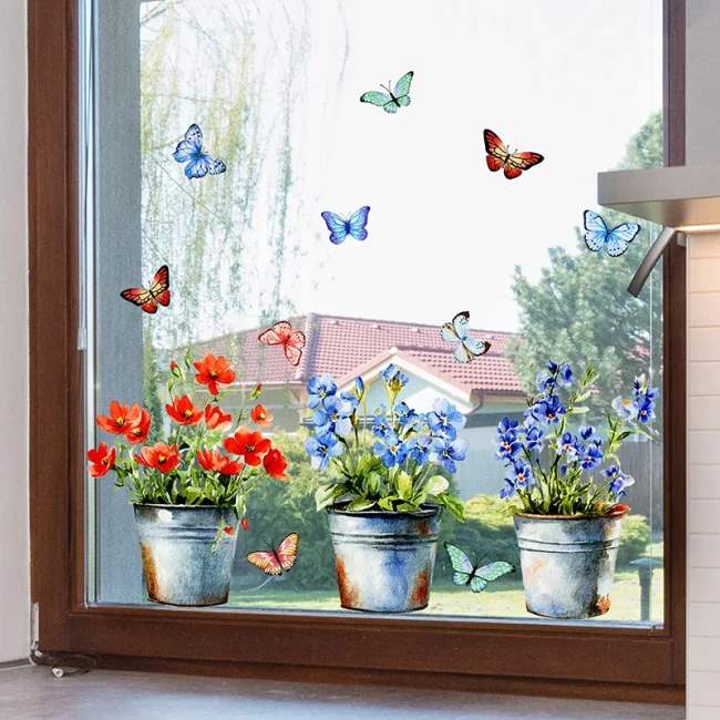 StayPlay Runaway Woonaccessoire – Vlindermotief, IJzer met zelfklevend