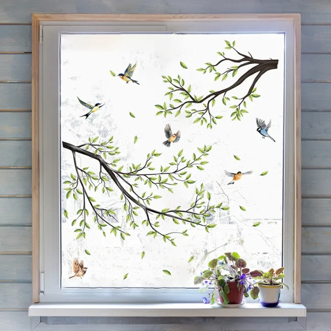 StayPlay Runaway Woonaccessoire – Dierenmotief, Glas met zelfklevend – Serie 2
