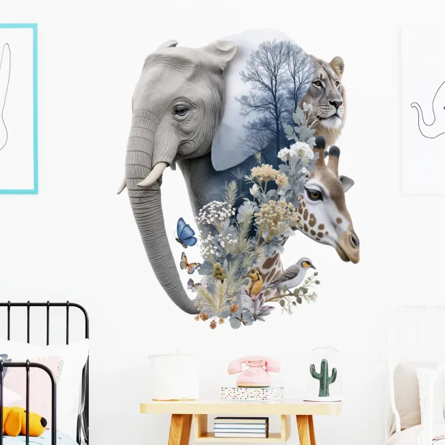StayPlay Runaway Muursticker – Dierenmotief – Serie 8