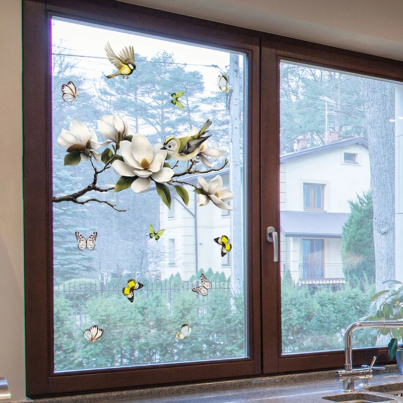 StayPlay Runaway Woonaccessoire – Vlindermotief, Glas met zelfklevend – Serie 2