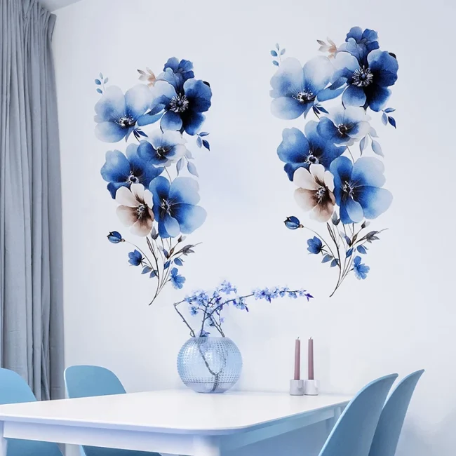 StayPlay Runaway Muursticker – Bloemenmotief met zelfklevend – Serie 7