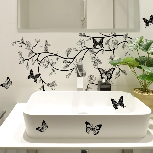 StayPlay Runaway Muursticker – Vlindermotief met zelfklevend – Serie 11