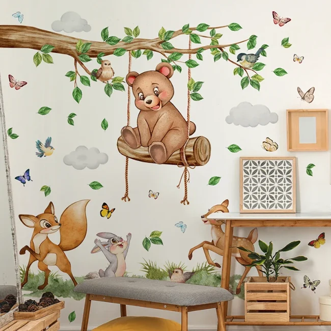 StayPlay Runaway Muursticker – Dierenmotief – Serie 11
