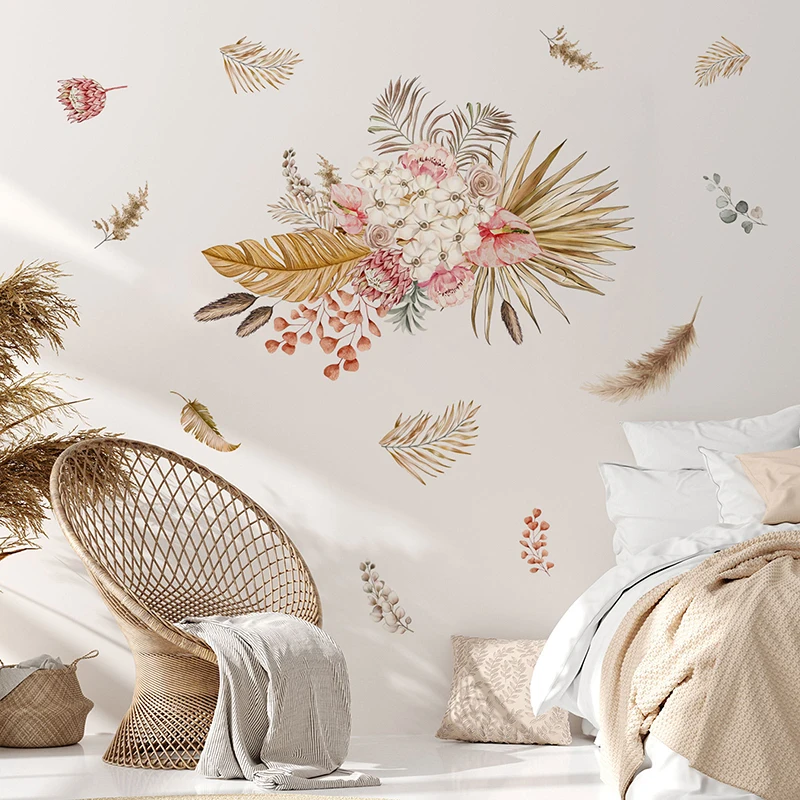 StayPlay Runaway Muursticker – Bloemenmotief met zelfklevend – Serie 8