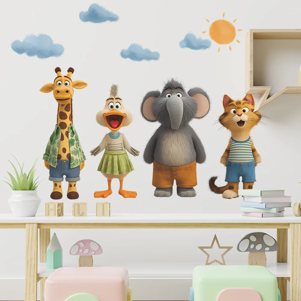 StayPlay Runaway Muursticker – Dierenmotief – Serie 12