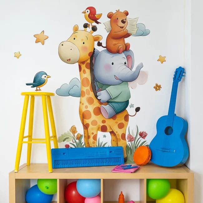 StayPlay Runaway Muursticker – Dierenmotief – Serie 13