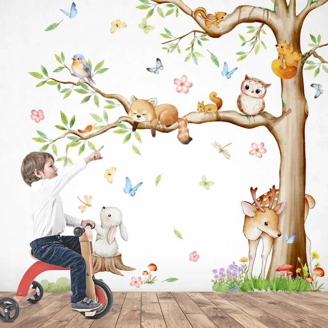 StayPlay Runaway Muursticker – Vlindermotief – Serie 19