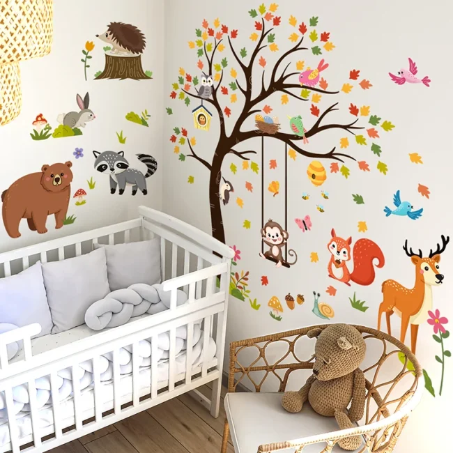 StayPlay Runaway Muursticker – Dierenmotief – Serie 15