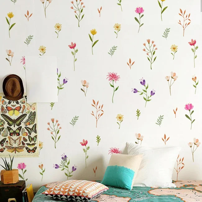 StayPlay Runaway Muursticker – Bloemenmotief – Serie 12