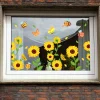StayPlay Runaway Woonaccessoire – Bloemenmotief, Glas met zelfklevend – Serie 4