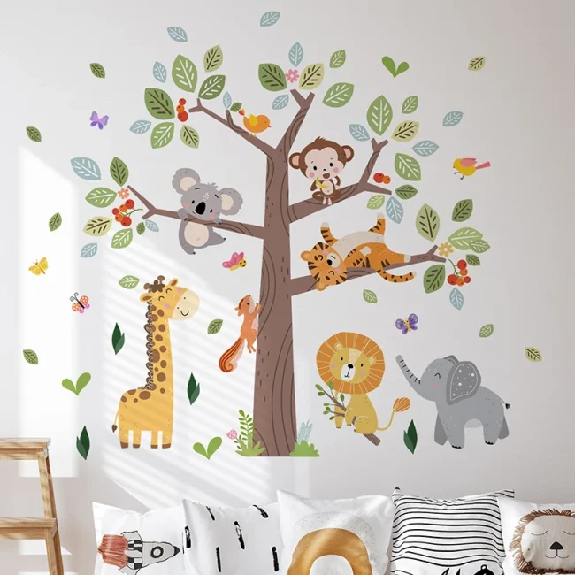 StayPlay Runaway Muursticker – Dierenmotief – Serie 19