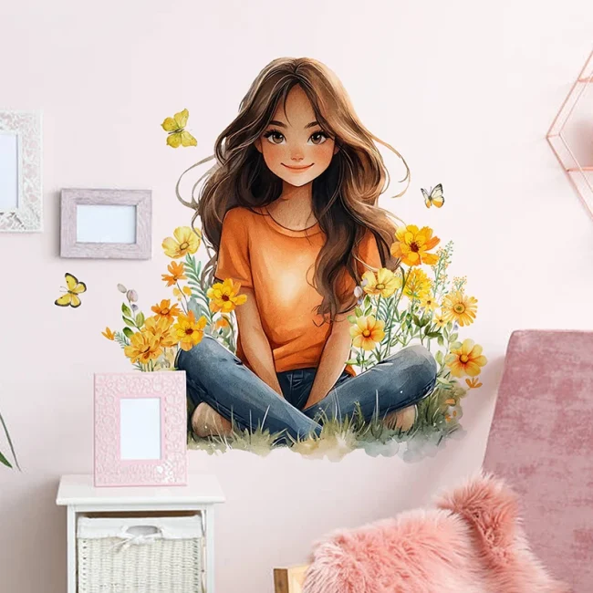 StayPlay Runaway Muursticker – Vlindermotief met zelfklevend – Serie 17
