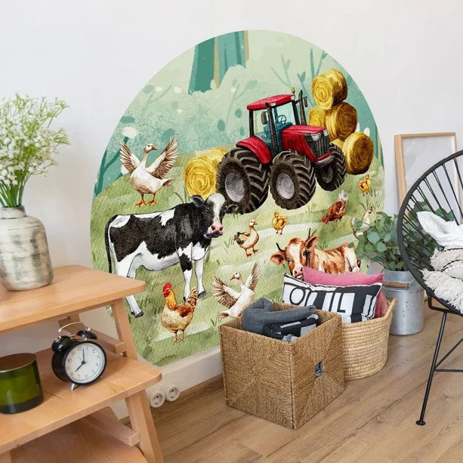 StayPlay Runaway Muursticker – Dierenmotief met zelfklevend – Serie 16