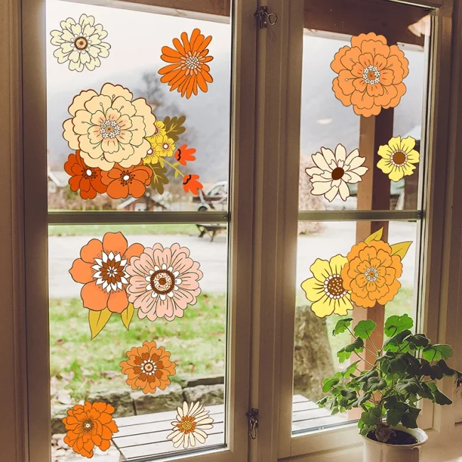StayPlay Runaway Woonaccessoire – Bloemenmotief, Glas – Serie 6