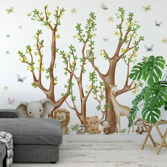 StayPlay Runaway Muursticker – Dierenmotief – Serie 24