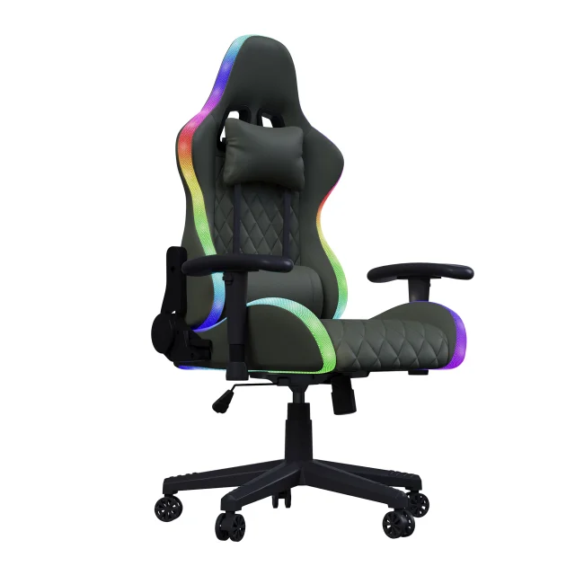 StayPlay Runaway Gamingstoel met massagefunctie, verstelbare rugleuning en armleuningen