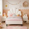 StayPlay Runaway Bedframe – Fluweel met lattenbodem en verstelbare hoogte