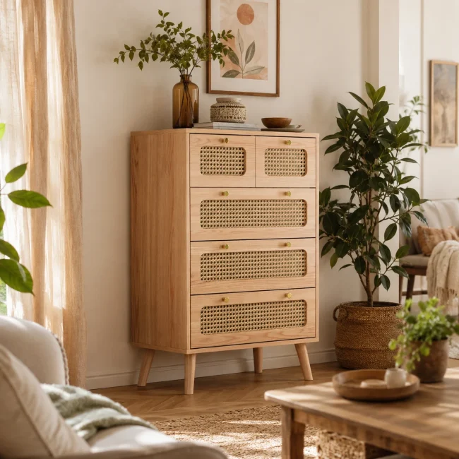 StayPlay Runaway Opbergkast 60×34×91cm – Hout Goud