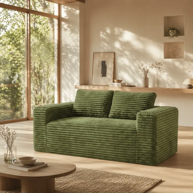 StayPlay Runaway Loveseat Bank 2-zits – Corduroy met montagevrij