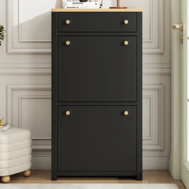 StayPlay Runaway Schoenenkast 50×24×95cm – Hout met 1 laden