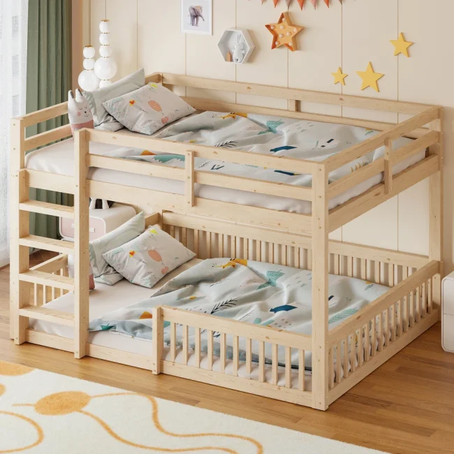 StayPlay Runaway Stapelbed 160×200cm – Hout met veiligheidsrand