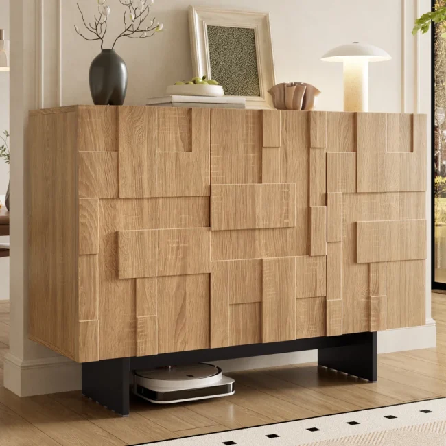 StayPlay Runaway Buffetkast 105×33,5×76cm – Hout Zwart