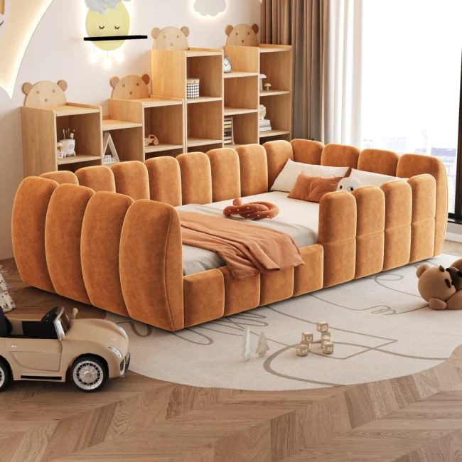 StayPlay Runaway Kinderbed – Fluweel