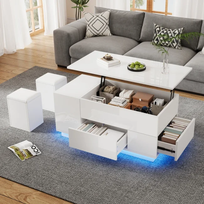 StayPlay Runaway Salontafel met opbergruimte en LED-verlichting – Serie 1