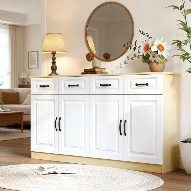 StayPlay Runaway Dressoir – Hout met 4 laden en 4 deuren