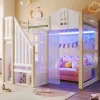 StayPlay Runaway Matras 90x200cm – Wit met LED-verlichting en opbergruimte