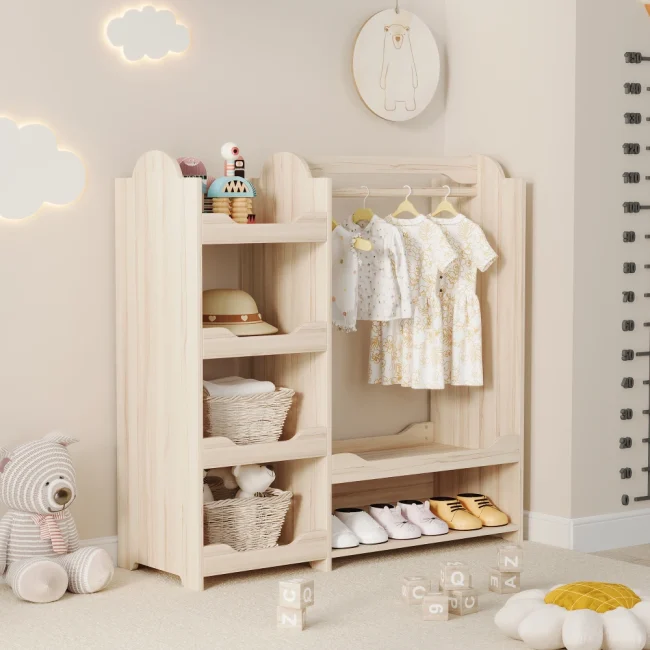 StayPlay Runaway Kledingkast – Hout met LED-verlichting – Serie 3