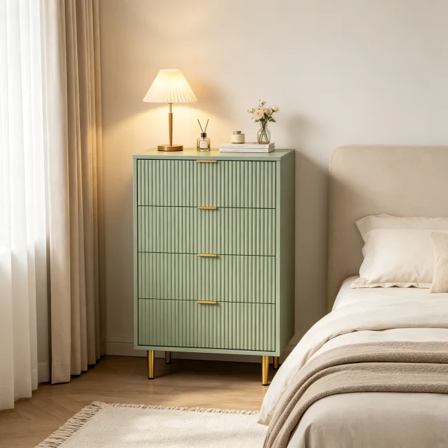 StayPlay Runaway Kledingkast 60×40×94cm met 4 laden en LED-verlichting