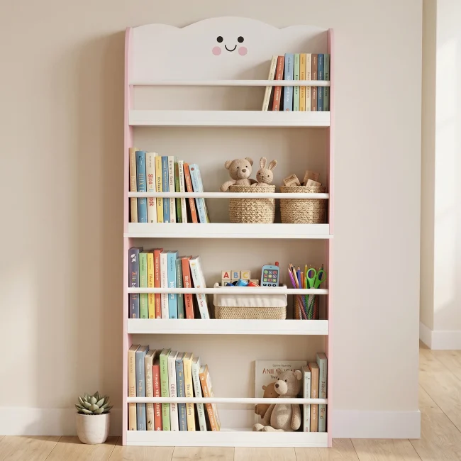 StayPlay Runaway Boekenkast – Wit – Serie 4