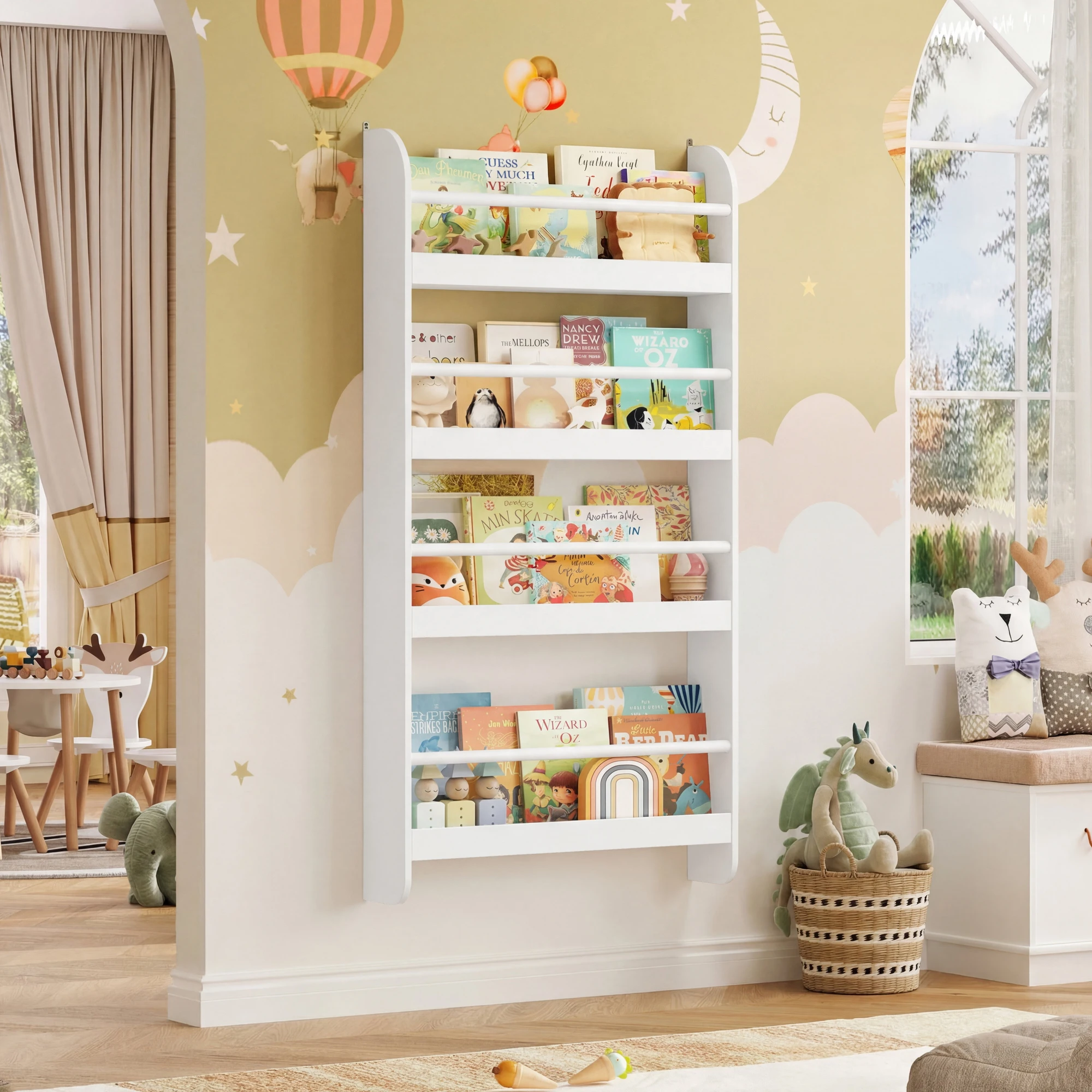 StayPlay Runaway Boekenkast 113X59X12Cm – Wit