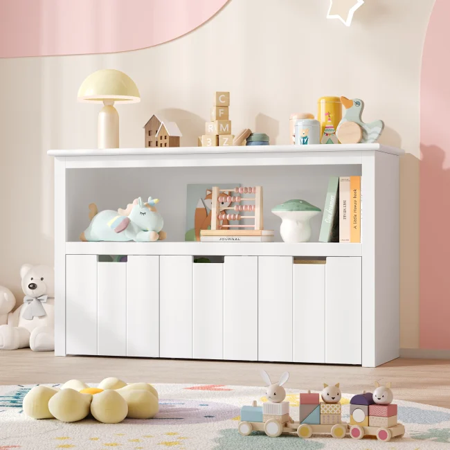 StayPlay Runaway Boekenkast 102x33x62cm met 3 laden