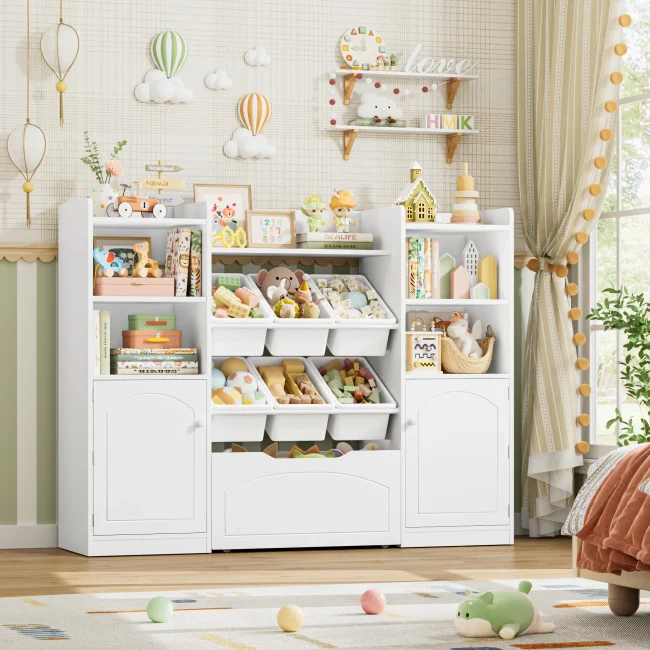 StayPlay Runaway Boekenkast 140x33x108,2cm met 1 laden