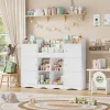 StayPlay Runaway Boekenkast 140x30x106cm met 6 deuren