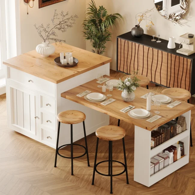 StayPlay Runaway Keukeneiland – Hout met wielen
