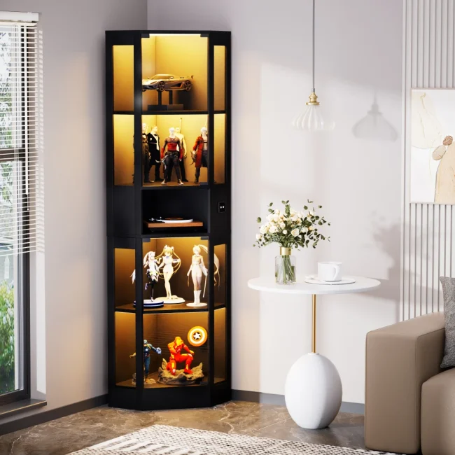 StayPlay Runaway Vitrinekast met LED-verlichting en opbergruimte – Serie 3