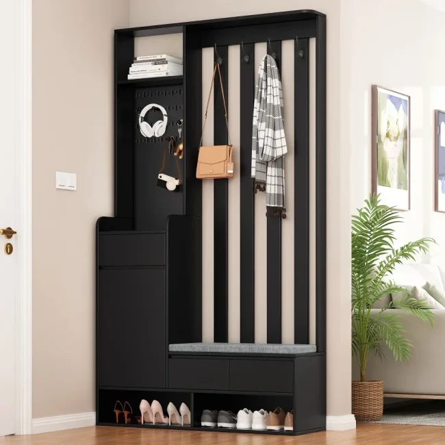 StayPlay Runaway Kledingkast 100×180×35cm – Wit met LED-verlichting