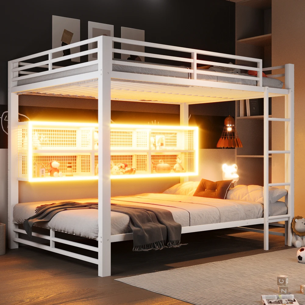 StayPlay Runaway Stapelbed 140x200cm met LED-verlichting