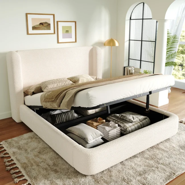 StayPlay Runaway Tweepersoonsbed 160x200cm met hydraulisch opbergsysteem en opbergruimte