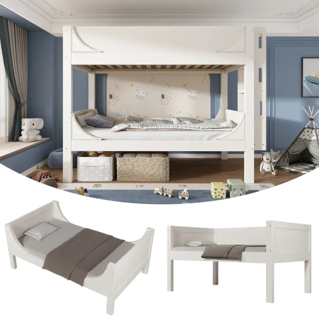 StayPlay Runaway Stapelbed 90x200cm, afneembaar
