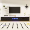 StayPlay Runaway TV-meubel – Zwart met LED-verlichting – Serie 1