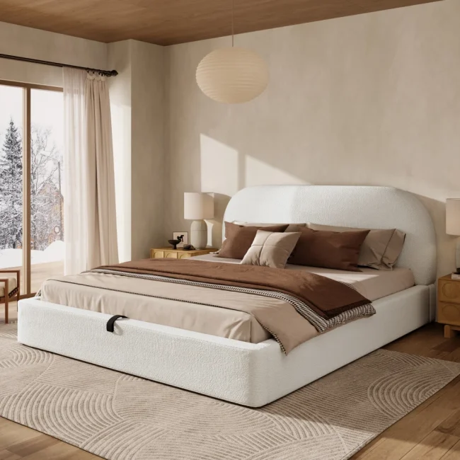 StayPlay Runaway Tweepersoonsbed 180x200cm met hydraulisch opbergsysteem, opbergruimte en roosterdesign